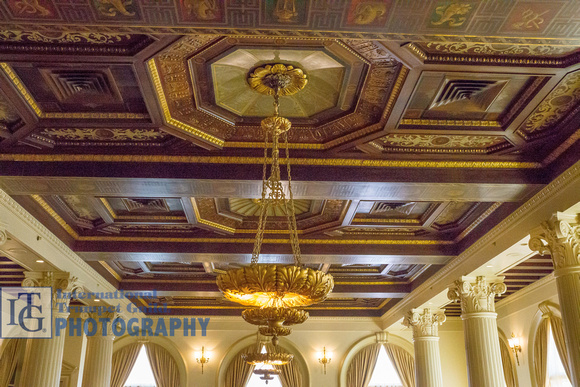 Ceiling of the Imperial Ballroom.